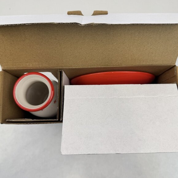 Santa's Cookies and Milk Ceramic Set Christmas Plate and Jug Holiday Treats NEW - Picture 16 of 16